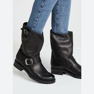Frye Veronica Short Buckle Boots